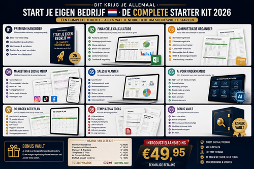 START JE EIGEN BEDRIJF 🇳🇱  – The Complete Starter Kit 2026